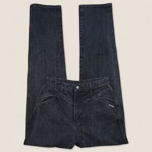 Vintage Western Rockies Rocky Mountain Black Yoke‎ Jeans 13/14 - Size 28 x 35.5